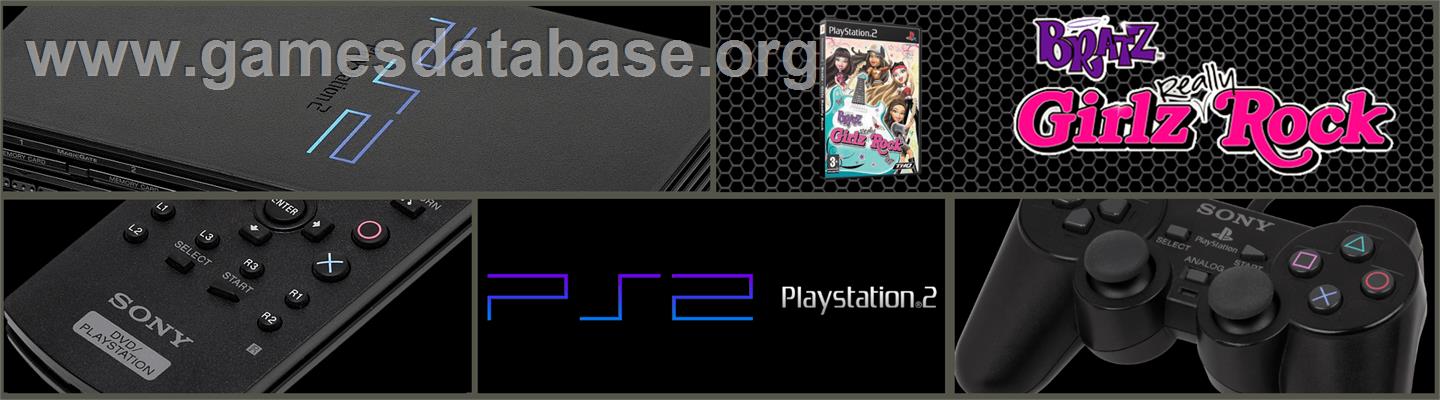 Bratz - Girlz Really Rock - Sony Playstation 2 - Artwork - Marquee