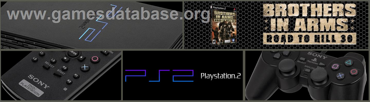 Brothers in Arms: Road to Hill 30 - Sony Playstation 2 - Artwork - Marquee