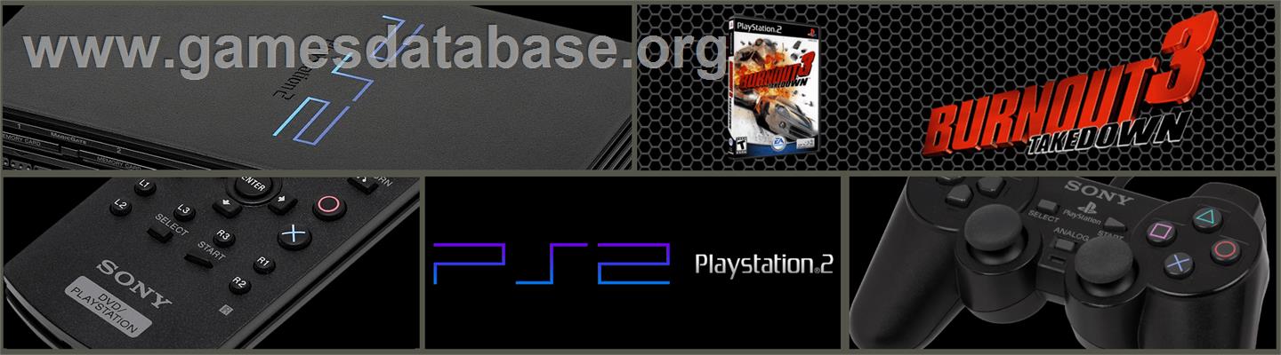 Burnout 3: Takedown - Sony Playstation 2 - Artwork - Marquee