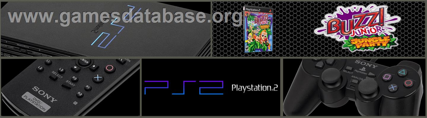 Buzz! Junior - Jungle Party - Sony Playstation 2 - Artwork - Marquee