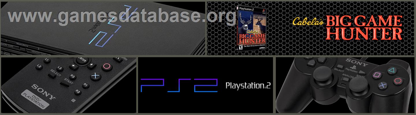 Cabela's Big Game Hunter - Sony Playstation 2 - Artwork - Marquee