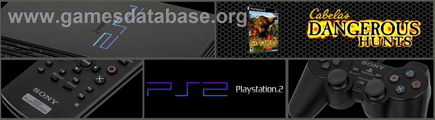 Cabela's Dangerous Hunts - Sony Playstation 2 - Artwork - Marquee