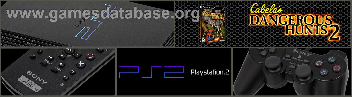 Cabela's Dangerous Hunts 2 - Sony Playstation 2 - Artwork - Marquee