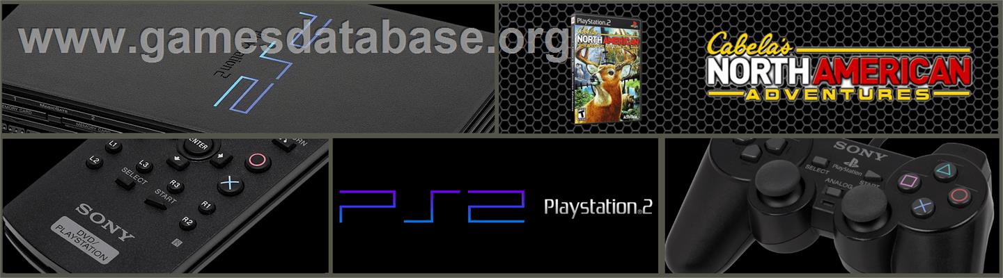 Cabela's North American Adventures - Sony Playstation 2 - Artwork - Marquee