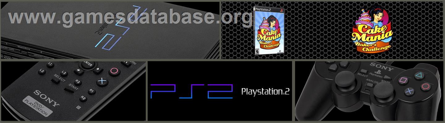 Cake Mania - Baker's Challenge - Sony Playstation 2 - Artwork - Marquee