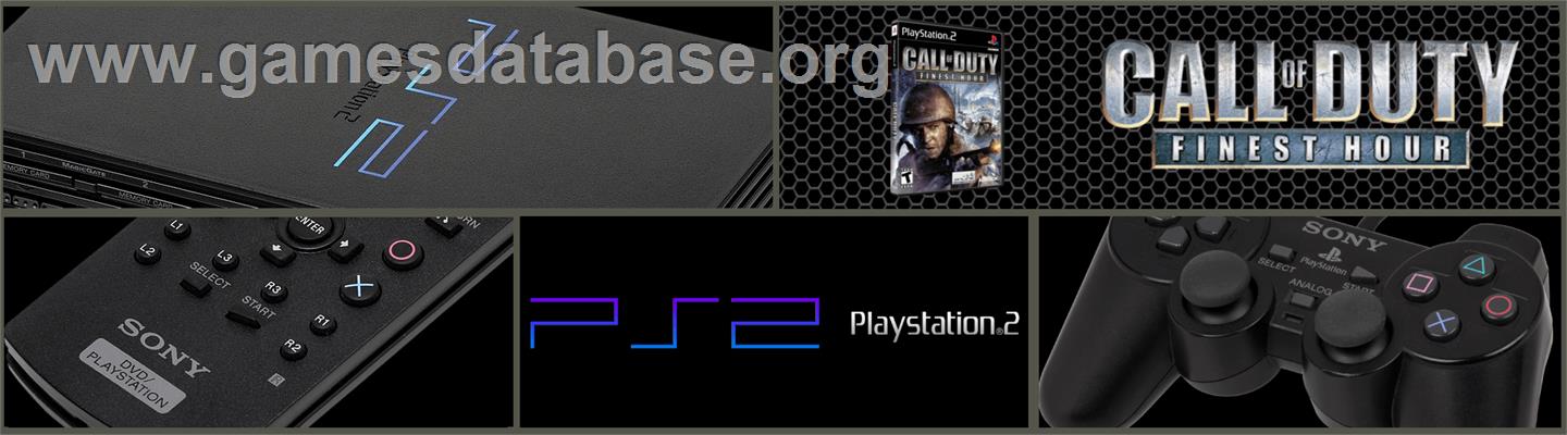 Call Of Duty - Finest Hour - Sony Playstation 2 - Artwork - Marquee