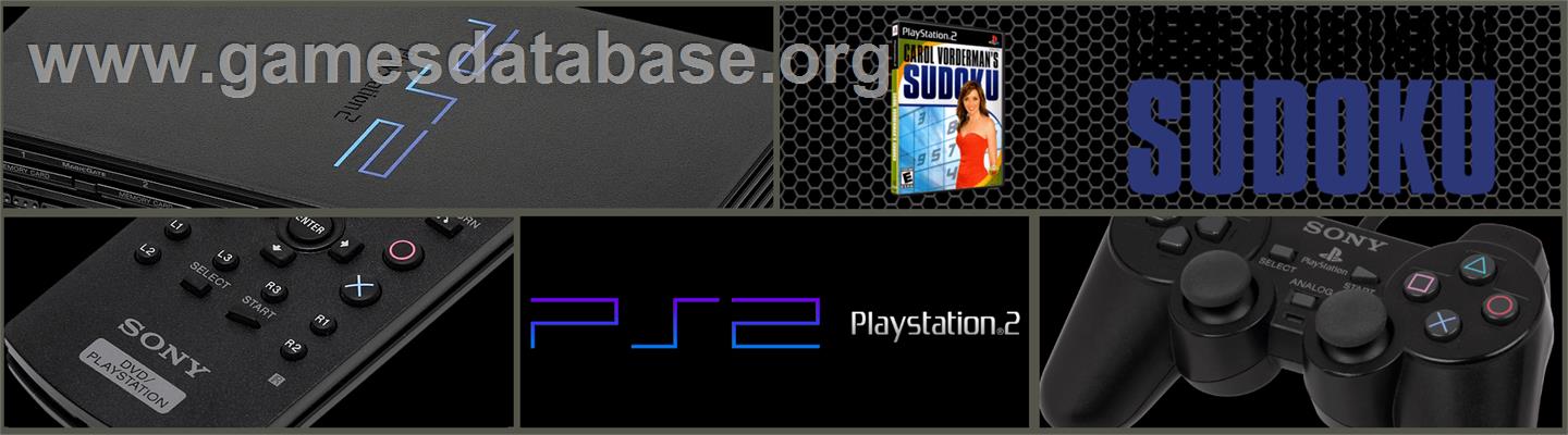 Carol Vorderman's Sudoku - Sony Playstation 2 - Artwork - Marquee