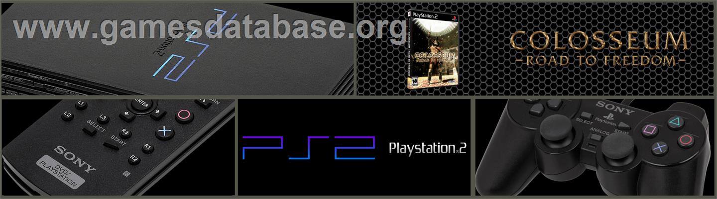 Colosseum - Road To Freedom - Sony Playstation 2 - Artwork - Marquee
