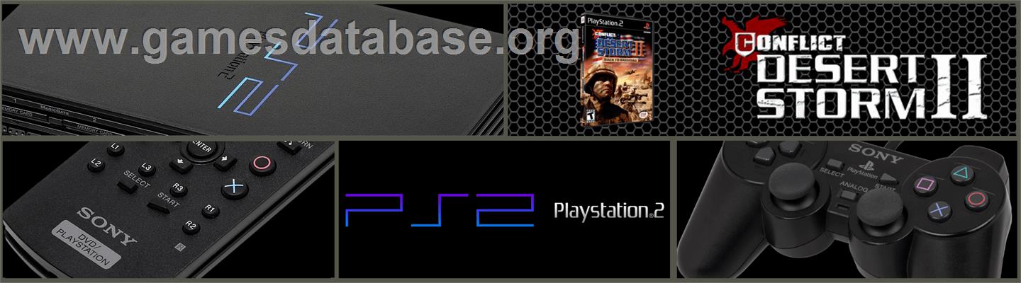 Conflict: Desert Storm II: Back to Baghdad - Sony Playstation 2 - Artwork - Marquee