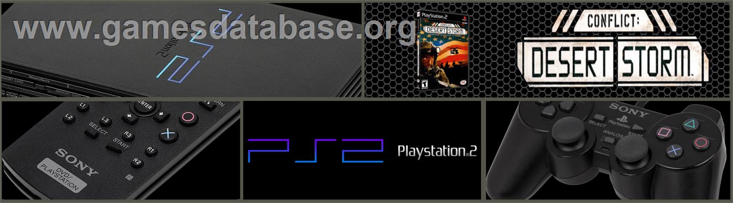 Conflict - Desert Storm - Sony Playstation 2 - Artwork - Marquee