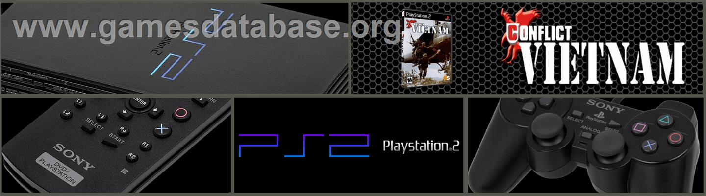Conflict - Vietnam - Sony Playstation 2 - Artwork - Marquee