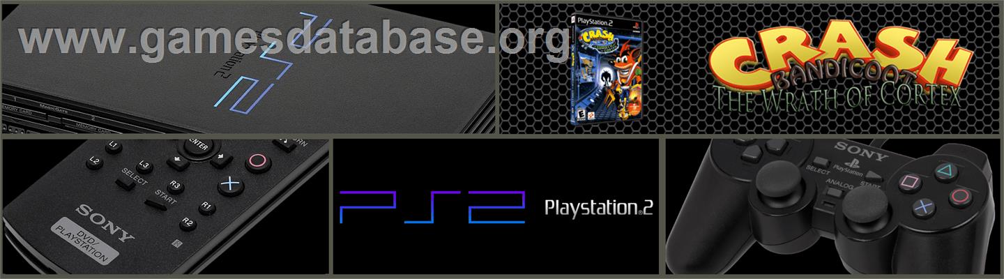 Crash Bandicoot - The Wrath of Cortex - Sony Playstation 2 - Artwork - Marquee