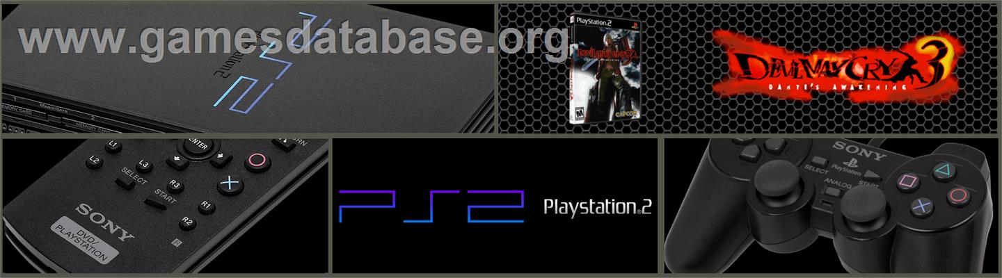 Devil May Cry 3 - Dante's Awakening - Sony Playstation 2 - Artwork - Marquee