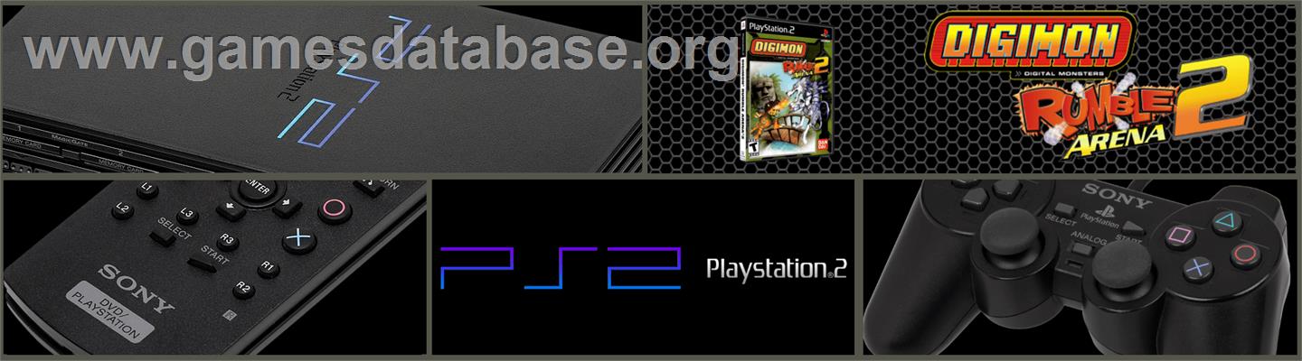 Digimon Rumble Arena 2 - Sony Playstation 2 - Artwork - Marquee