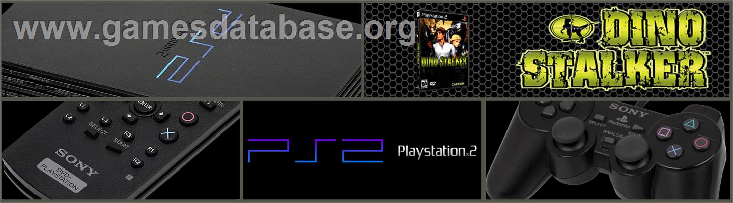 Dino Stalker - Sony Playstation 2 - Artwork - Marquee