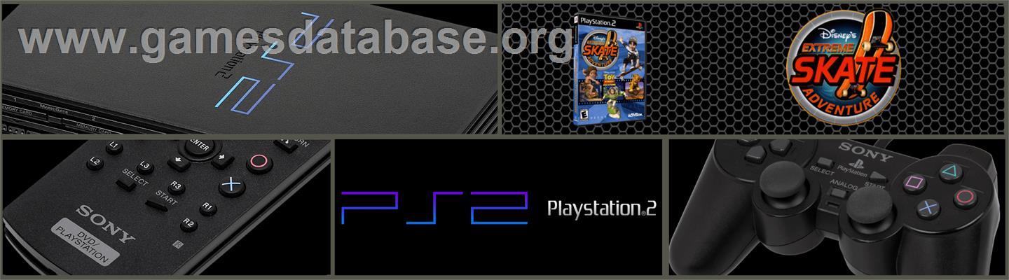 Disney Extreme Skate Adventure - Sony Playstation 2 - Artwork - Marquee