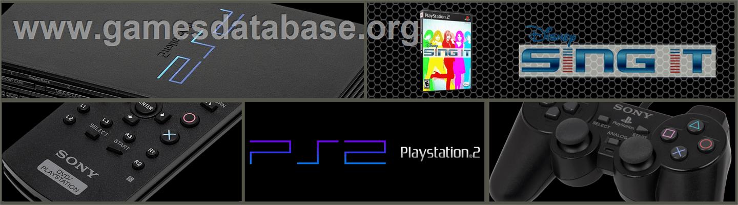 Disney Sing It - Sony Playstation 2 - Artwork - Marquee