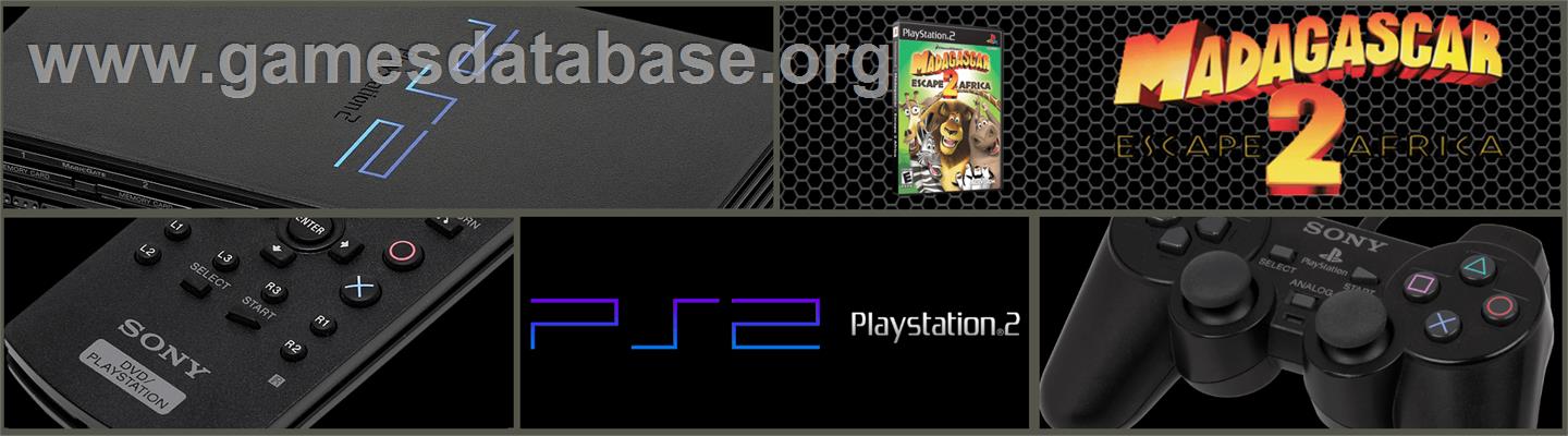 Dreamworks Madagascar - Escape 2 Africa - Sony Playstation 2 - Artwork - Marquee