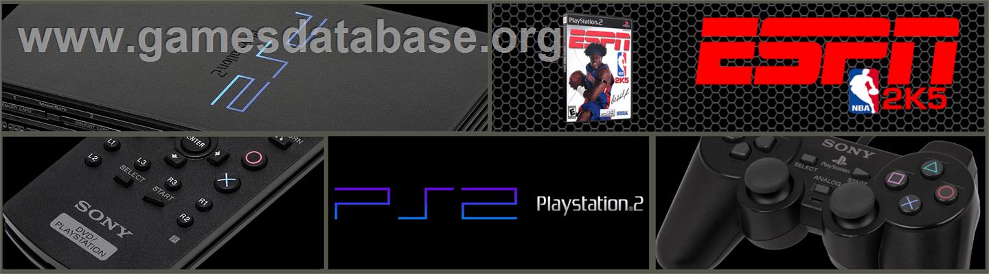 ESPN NBA 2K5 - Sony Playstation 2 - Artwork - Marquee