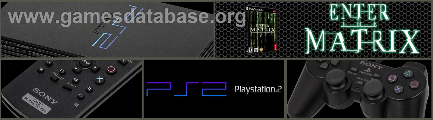 Enter the Matrix - Sony Playstation 2 - Artwork - Marquee