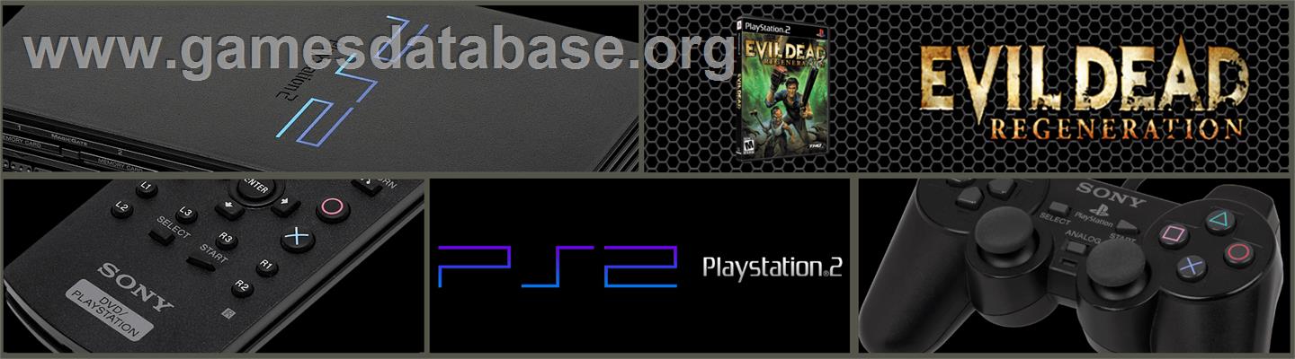 Evil Dead: Regeneration - Sony Playstation 2 - Artwork - Marquee