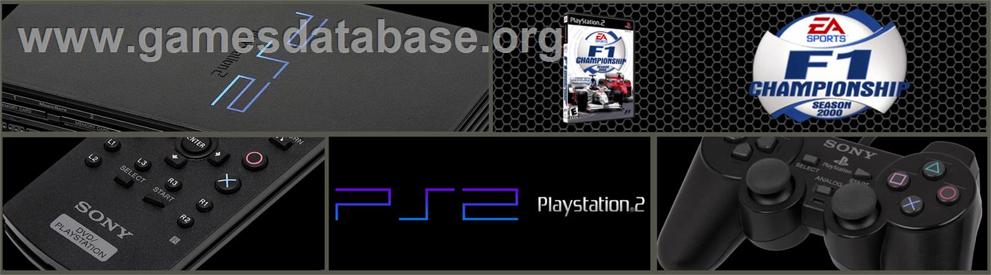 F1 Championship Season 2000 - Sony Playstation 2 - Artwork - Marquee