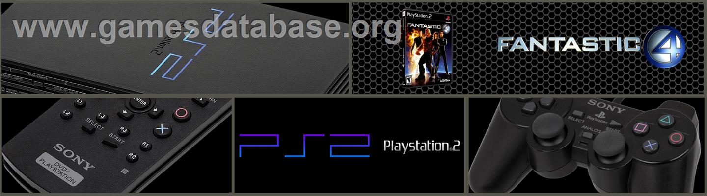 Fantastic 4 - Sony Playstation 2 - Artwork - Marquee