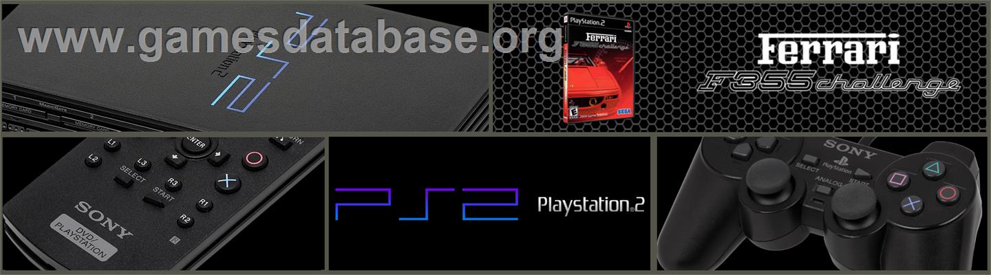 Ferrari F355 Challenge - Sony Playstation 2 - Artwork - Marquee