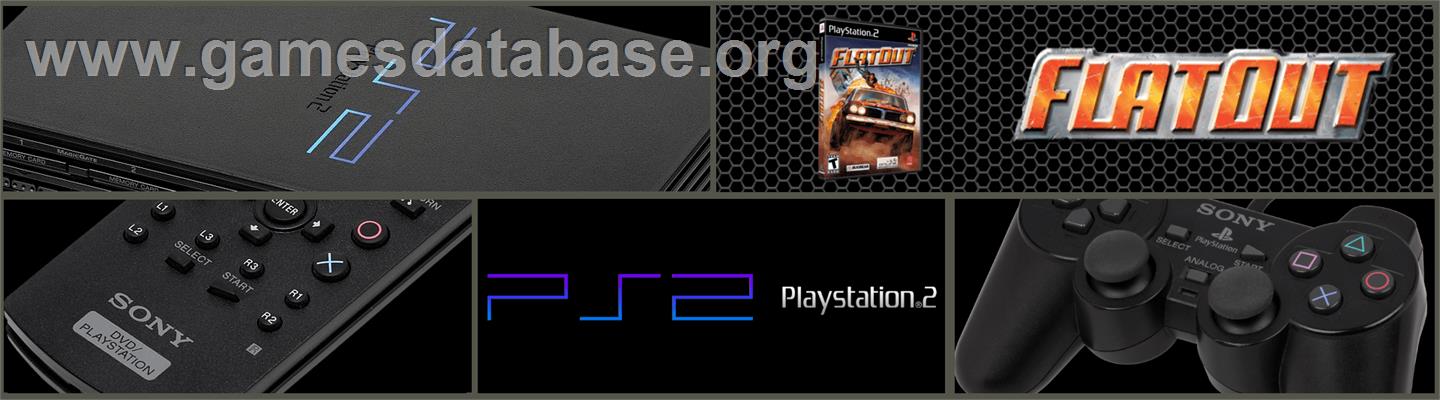 FlatOut - Sony Playstation 2 - Artwork - Marquee