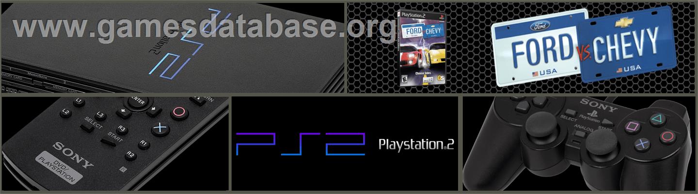 Ford Vs. Chevy - Sony Playstation 2 - Artwork - Marquee