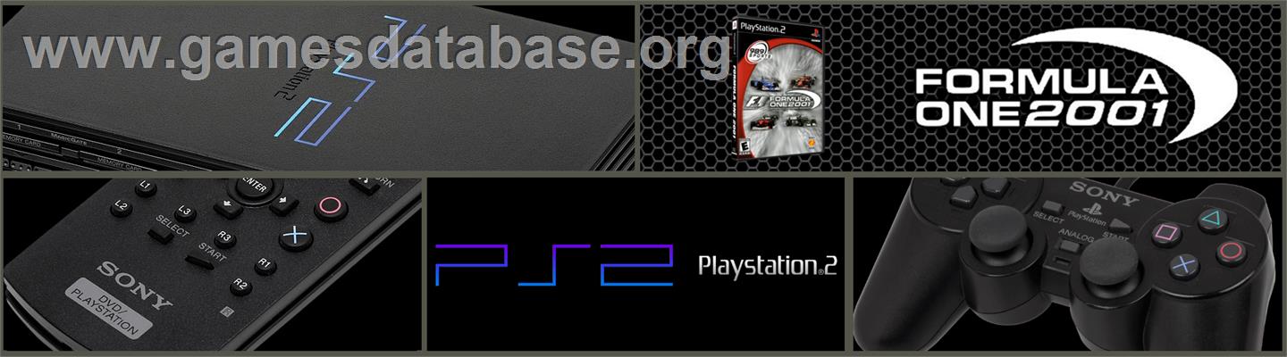 Formula One 2001 - Sony Playstation 2 - Artwork - Marquee
