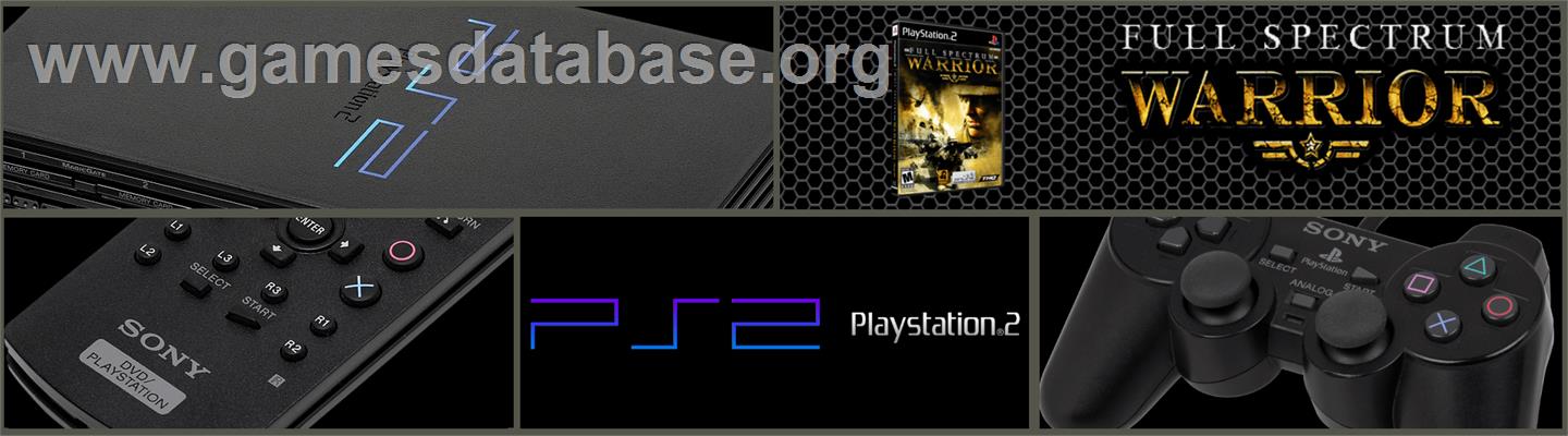 Full Spectrum Warrior - Sony Playstation 2 - Artwork - Marquee