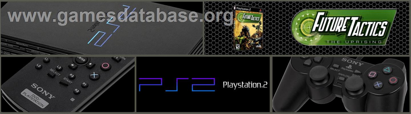 Future Tactics: The Uprising - Sony Playstation 2 - Artwork - Marquee