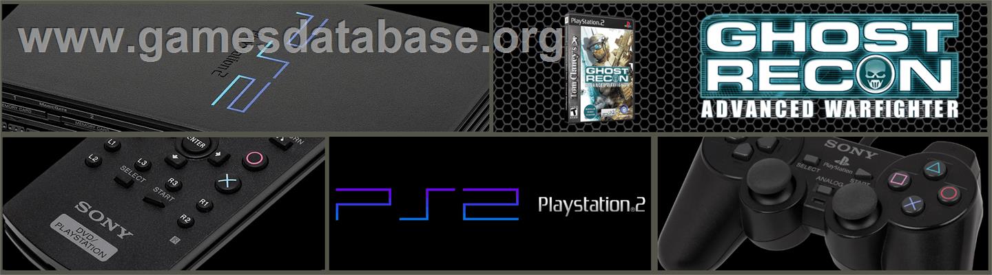 Ghost Recon Advanced Warfighter - Sony Playstation 2 - Artwork - Marquee