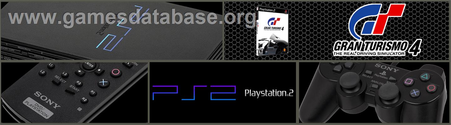 Gran Turismo 4 - Sony Playstation 2 - Artwork - Marquee