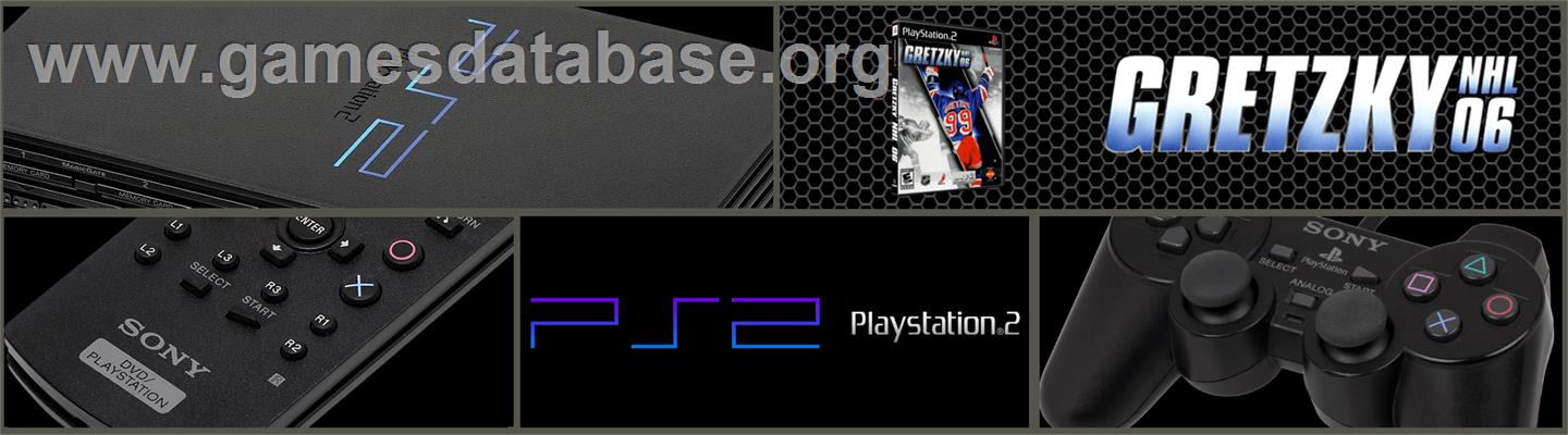 Gretzky Nhl '06 - Sony Playstation 2 - Artwork - Marquee