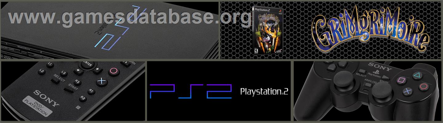 Grimgrimoire - Sony Playstation 2 - Artwork - Marquee
