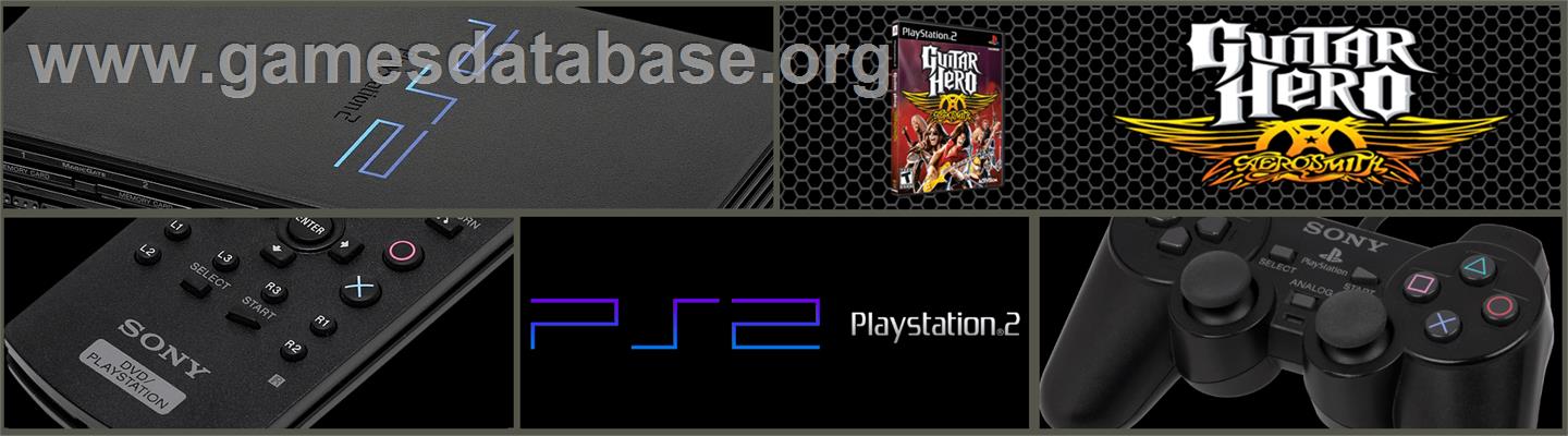 Guitar Hero - Aerosmith - Sony Playstation 2 - Artwork - Marquee