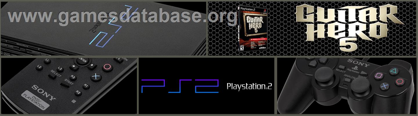Guitar Hero 5 - Sony Playstation 2 - Artwork - Marquee