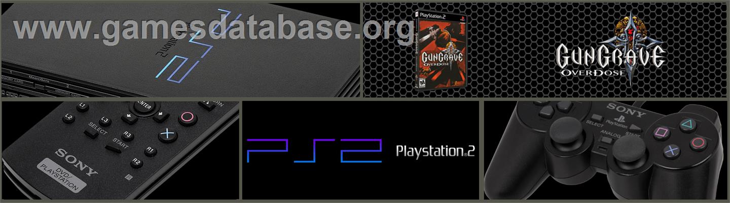 Gungrave - Overdose - Sony Playstation 2 - Artwork - Marquee