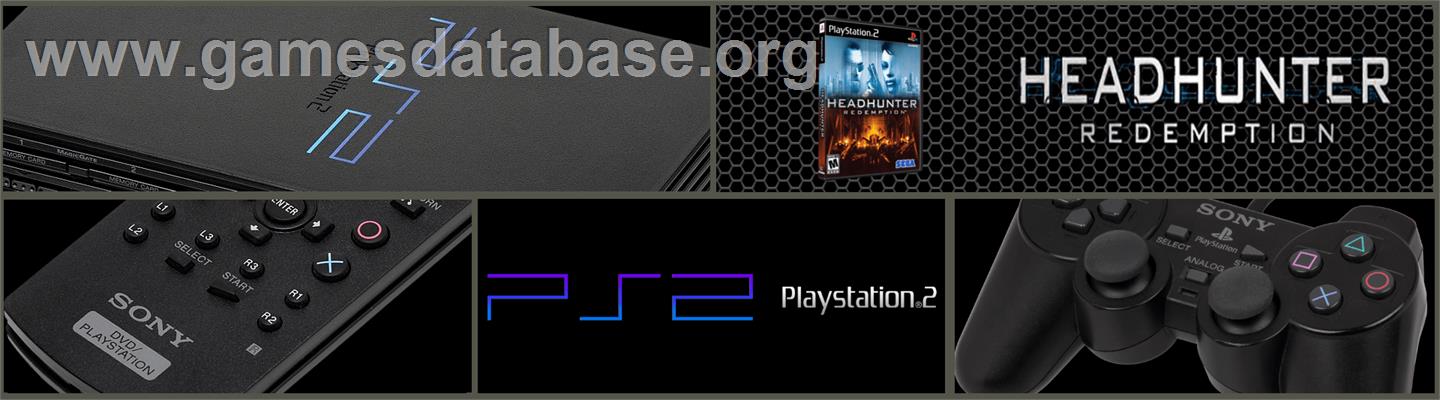Headhunter - Redemption - Sony Playstation 2 - Artwork - Marquee