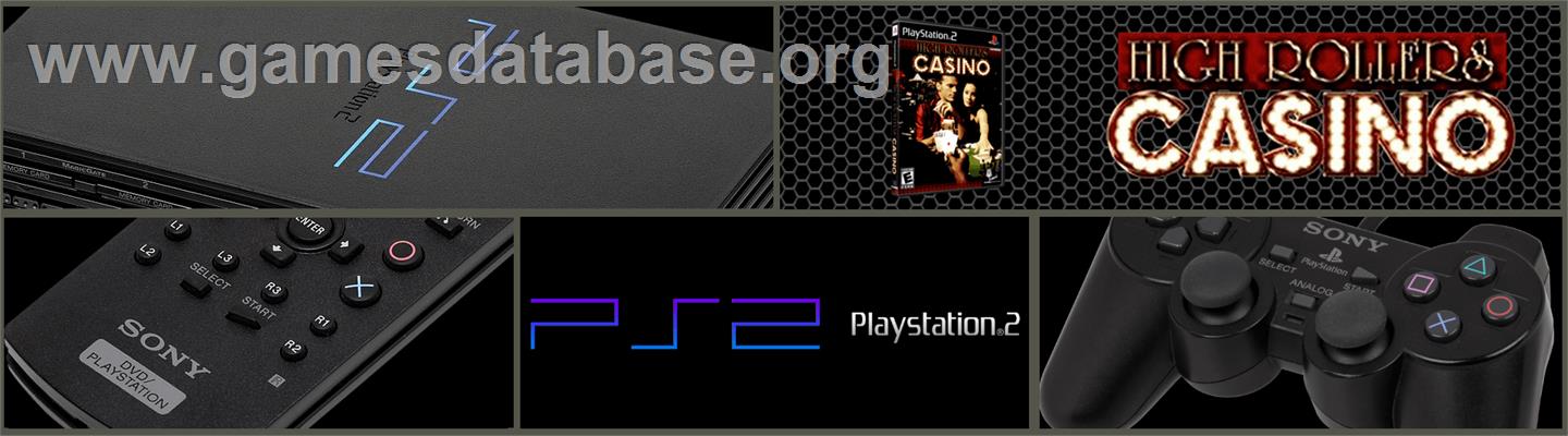 High Rollers Casino - Sony Playstation 2 - Artwork - Marquee