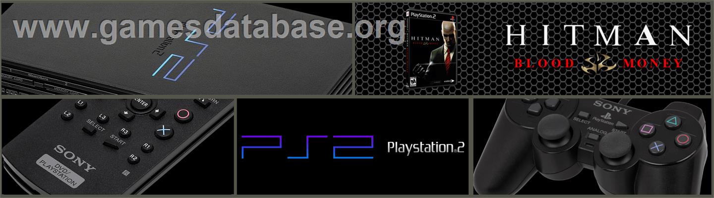 Hitman - Blood Money - Sony Playstation 2 - Artwork - Marquee