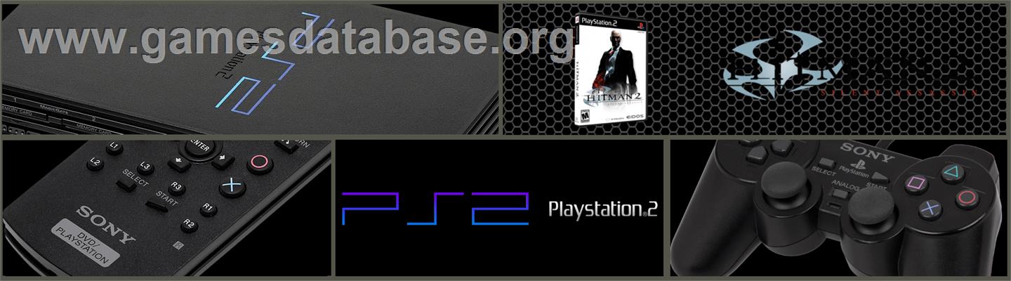 Hitman 2 - Silent Assassin - Sony Playstation 2 - Artwork - Marquee