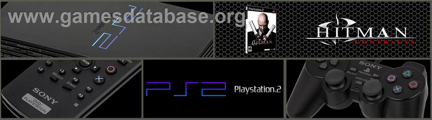 Hitman Contracts - Sony Playstation 2 - Artwork - Marquee