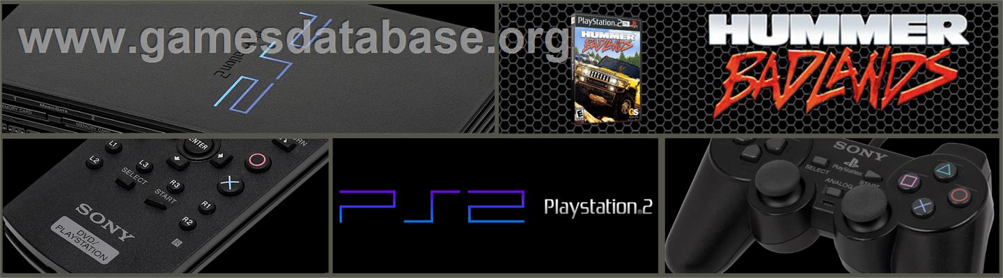 Hummer: Badlands - Sony Playstation 2 - Artwork - Marquee