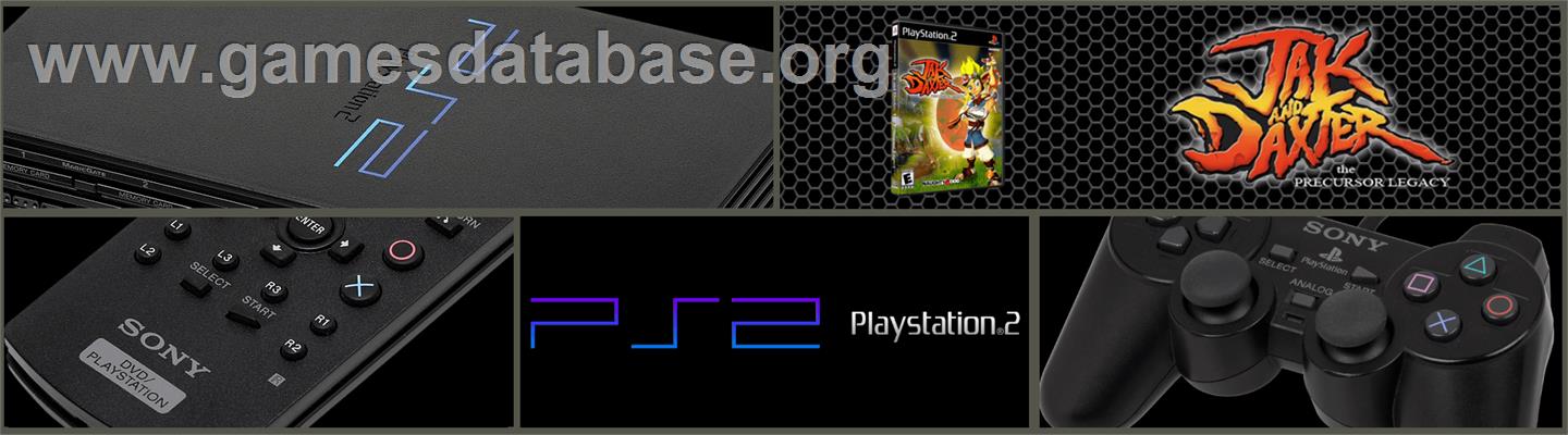 Jak And Daxter - The Precursor Legacy - Sony Playstation 2 - Artwork - Marquee