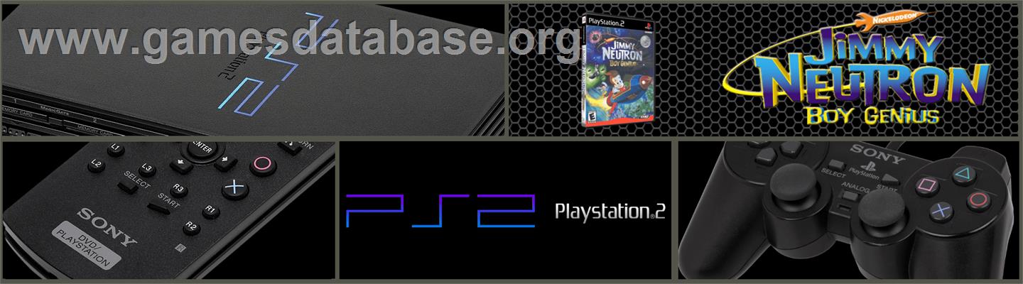 Jimmy Neutron - Boy Genius - Sony Playstation 2 - Artwork - Marquee