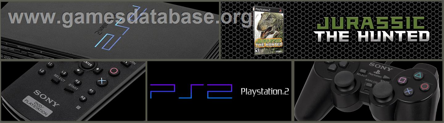 Jurassic - The Hunted - Sony Playstation 2 - Artwork - Marquee