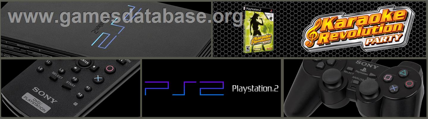 Karaoke Revolution Party - Sony Playstation 2 - Artwork - Marquee